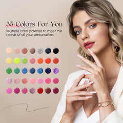 ROSALIND Nail Gel Set with 38 Bottles for Salons