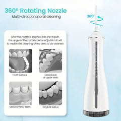 4-in-1 Portable Cordless Water Dental Flosser