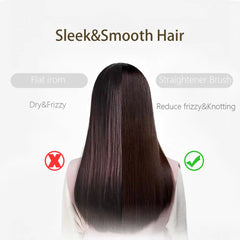 Ionic Straightening Comb and Curling Iron Combo