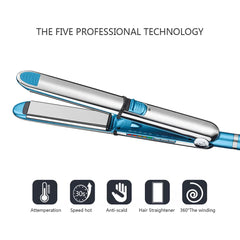 Stainless Steel Hair Straightener and Curler Combo
