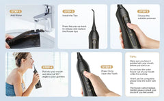 Hangsun Cordless Water Flosser – Black
