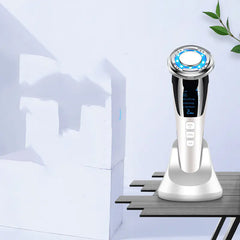 New EMS Facial Cleansing Device with Hot/Cold Light