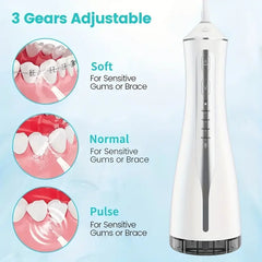 4-in-1 Portable Cordless Water Dental Flosser