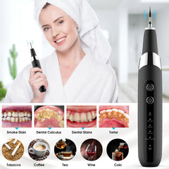 Ultrasonic Electric Tooth Cleaner for Whitening & Stains