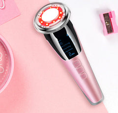 New EMS Facial Cleansing Device with Hot/Cold Light