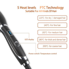 Ionic Straightening Comb and Curling Iron Combo