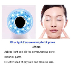 Colorful Ultrasonic Beauty Device for Skin Treatment