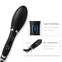 Ionic Straightening Comb and Curling Iron Combo
