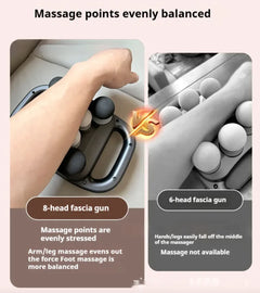 8-Head Hot Compress Massage Gun